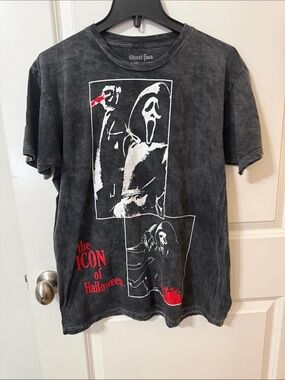 Ghost Face Black Short-Sleeve Graphic Tee by Ghost Face